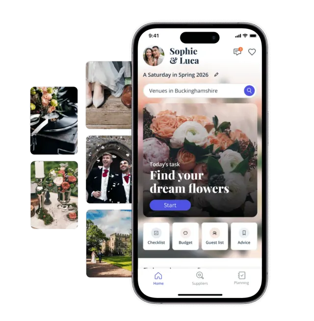 Bridebook product imagery