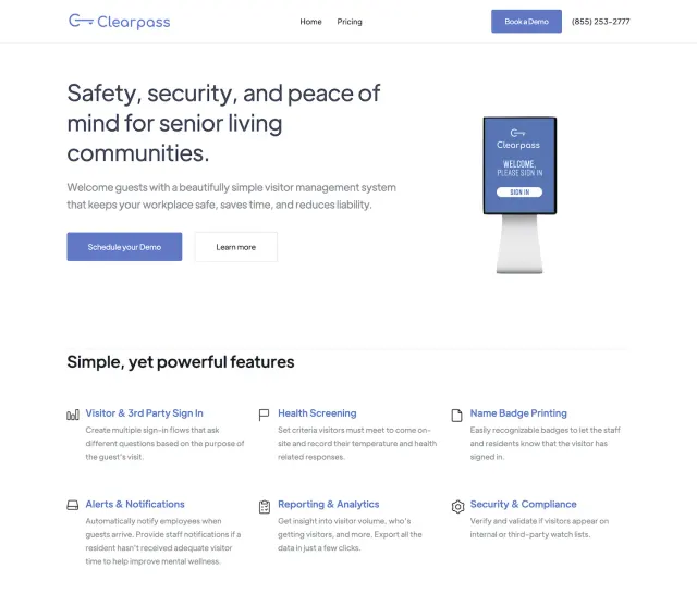 Clearpass website